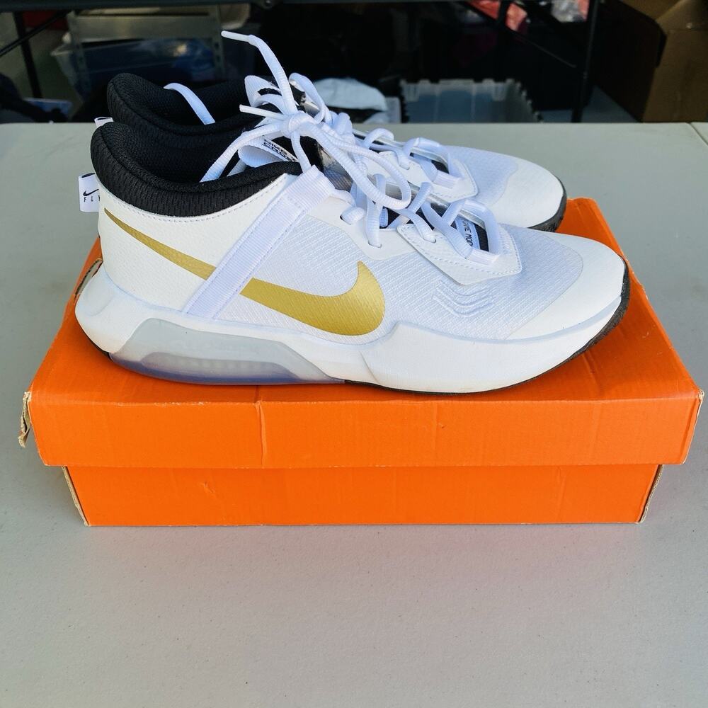 Nike Air Zoom Crossover GS White Metallic Gold DC5216-100 7Y 8.5 Womens